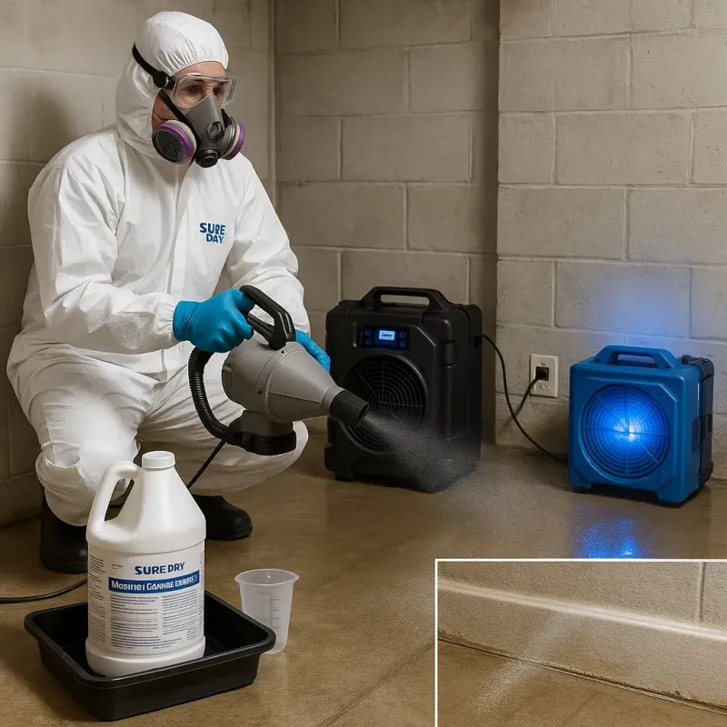 Sanitization and Odor Removal process in Milton, WV