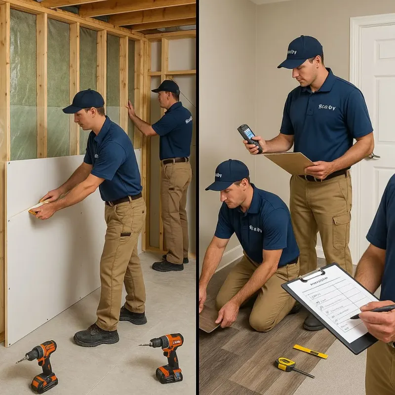 Repairs and Reconstruction process in Milton, WV